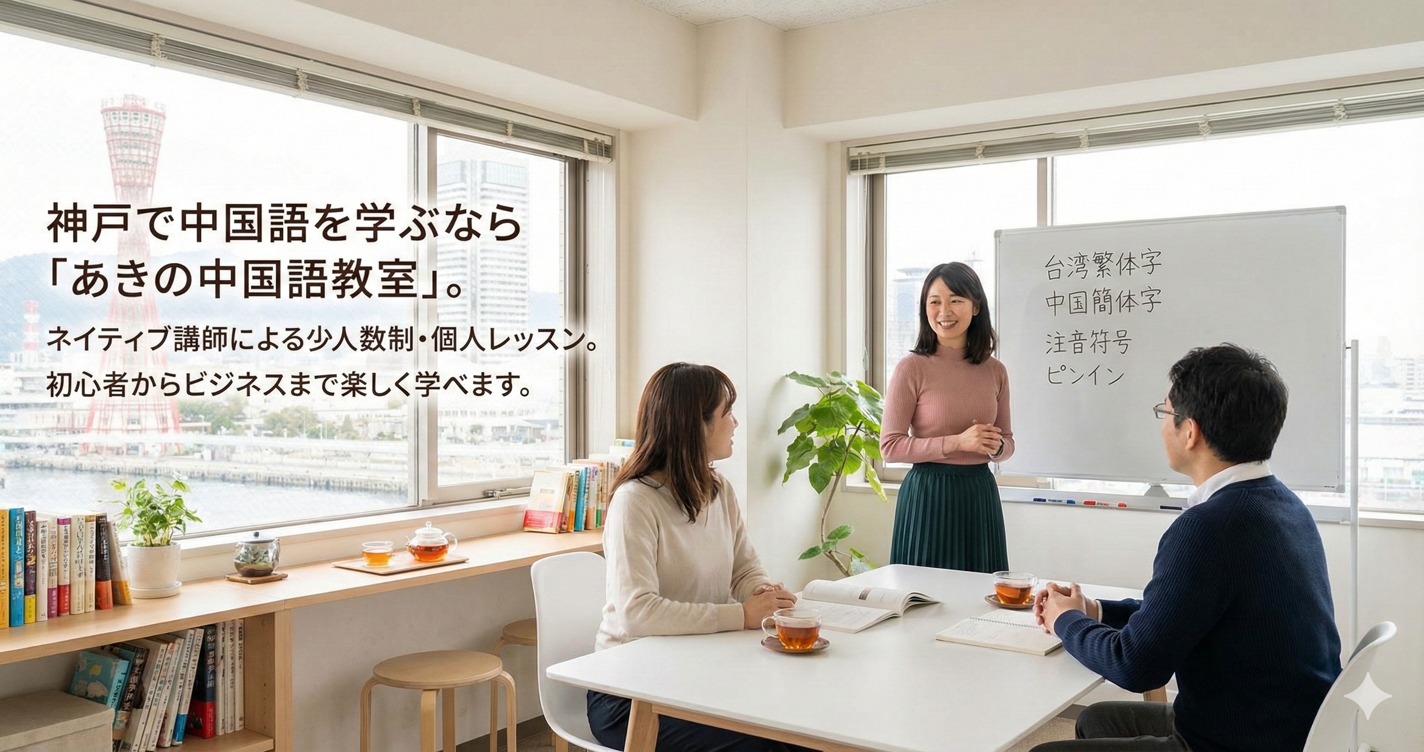 あきの中国語教室 | 神戸で楽しく学ぶ中国語・台湾華語